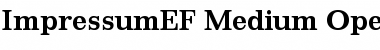 ImpressumEF Medium Font
