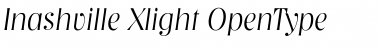 Inashville Xlight Font