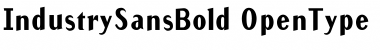 Download IndustrySansBold Font