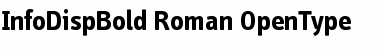 InfoDispBold Roman Font