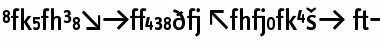 InfoDispMedium RomanExp Font