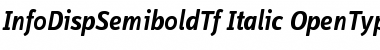 Download InfoDispSemiboldTf Font