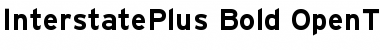 InterstatePlus Bold Font