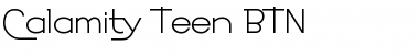 Calamity Teen BTN Regular Font