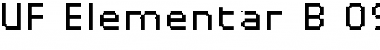 Download UF Elementar B 09.11.3 a Font