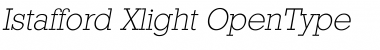 Istafford Xlight Font