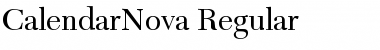 CalendarNova Regular Font