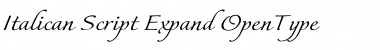 Download Italican Script Expand Font