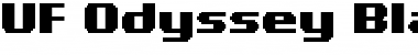 Download UF Odyssey Black Font