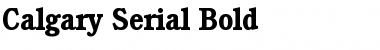 Download Calgary-Serial Font