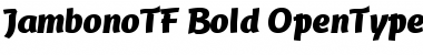 Download JambonoTF-Bold Font