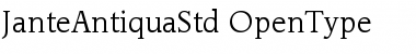 Jante Antiqua Std Regular Font