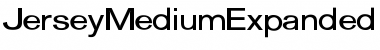 JerseyMediumExpanded Regular Font