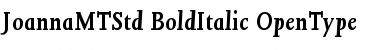 Joanna MT Std Bold Italic Font