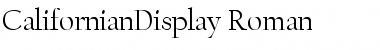 CalifornianDisplay Regular Font