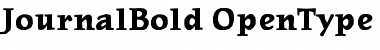 JournalBold Regular Font