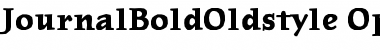 JournalBoldOldstyle Regular Font