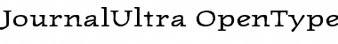 JournalUltra Regular Font