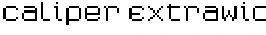 Caliper ExtraWide Font