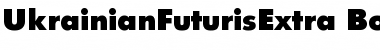 UkrainianFuturisExtra Bold Font