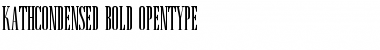 KathCondensed Bold Font