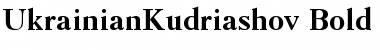 Download UkrainianKudriashov Font