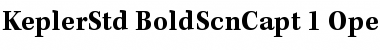 Kepler Std Bold Semicondensed Caption Font