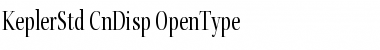 Kepler Std Condensed Display Font