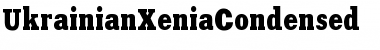 Download UkrainianXeniaCondensed Font