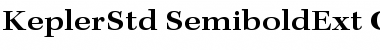 Kepler Std Semibold Extended Font