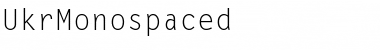 UkrMonospaced Regular Font