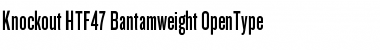 Knockout HTF47-Bantamweight Font