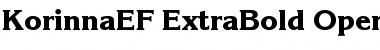 Download KorinnaEF-ExtraBold Font