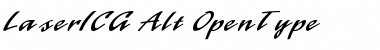 LaserICG Alt Font