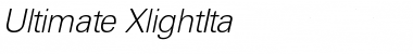 Download Ultimate-XlightIta Font