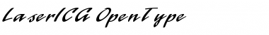 LaserICG Regular Font