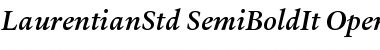 Laurentian Std SemiBold It Font