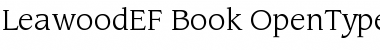 LeawoodEF-Book Regular Font