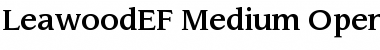 LeawoodEF-Medium Regular Font