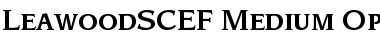 LeawoodSCEF-Medium Regular Font