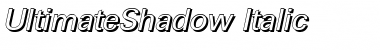 UltimateShadow Italic Font