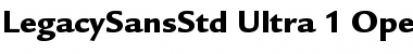 Download ITC Legacy Sans Std Font