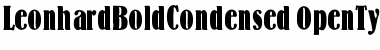 LeonhardBoldCondensed Regular Font