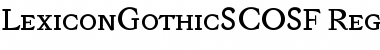 LexiconGothicSCOSF Regular Font