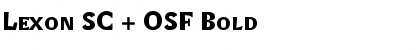 Download Lexon SC + OSF Font