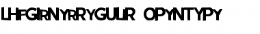 LHF Garner REGULAR Regular Font