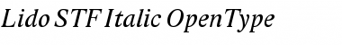 Lido STF Italic Font