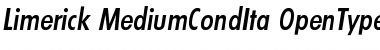 Download Limerick-MediumCondIta Font