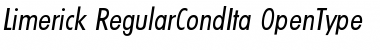 Download Limerick-RegularCondIta Font