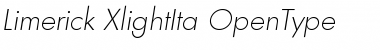 Limerick-XlightIta Regular Font